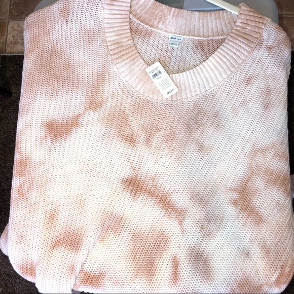 NEW [Aerie] Open Knit Oversized Tie Dye Sweater - Picture 2 of 15